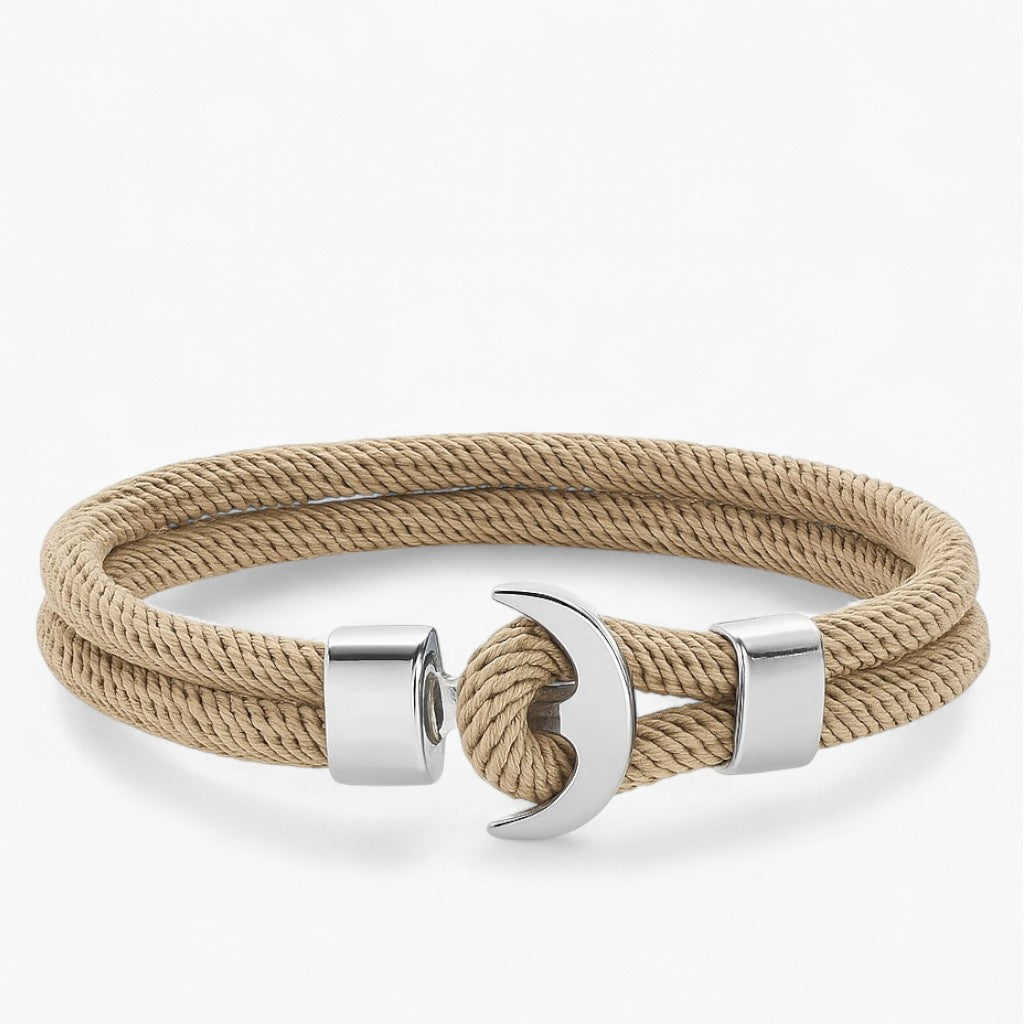 Beige Harbor Hook Bracelet