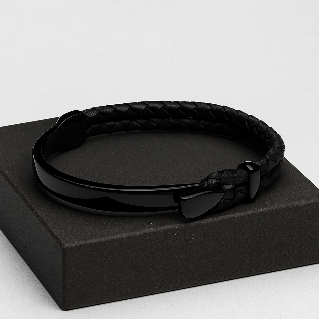 Black Anchorage Bracelet