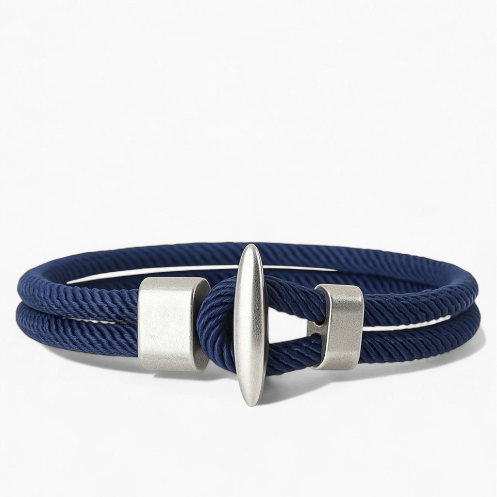 Navy Samson Post Bracelet