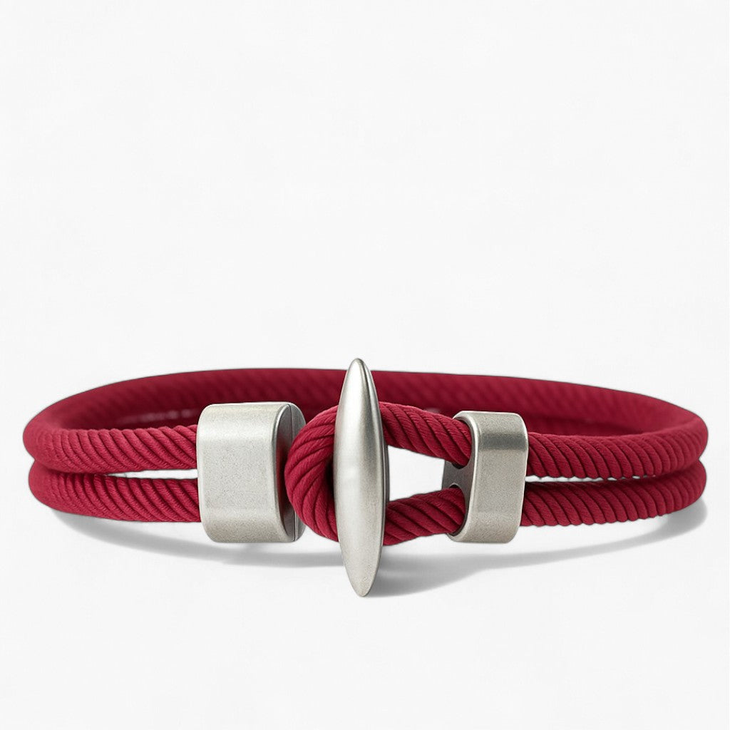 Maroon Samson Post Bracelet