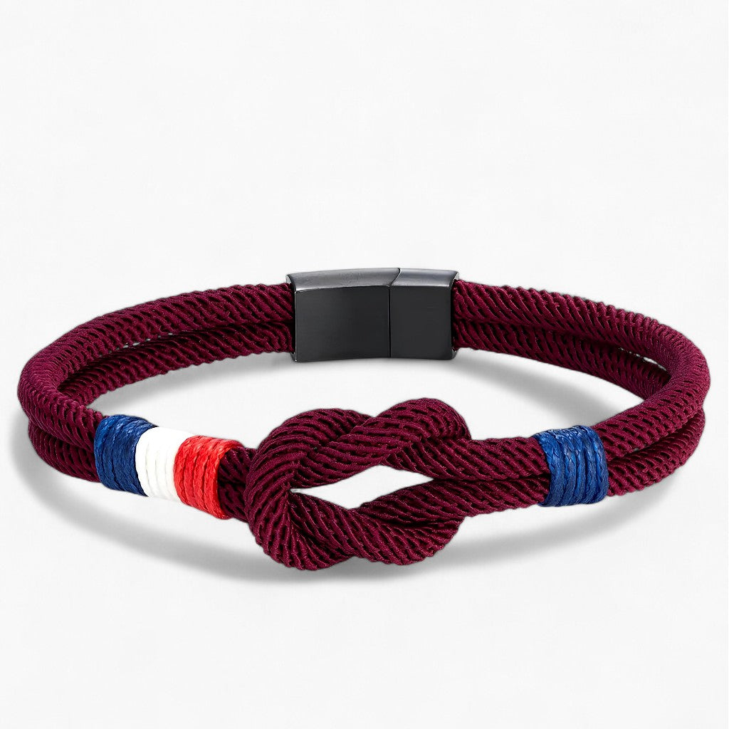 Nautical Maroon Knot