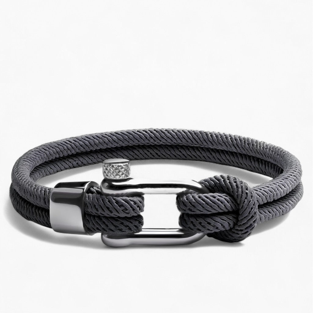 316L Grey Shackle Bracelet