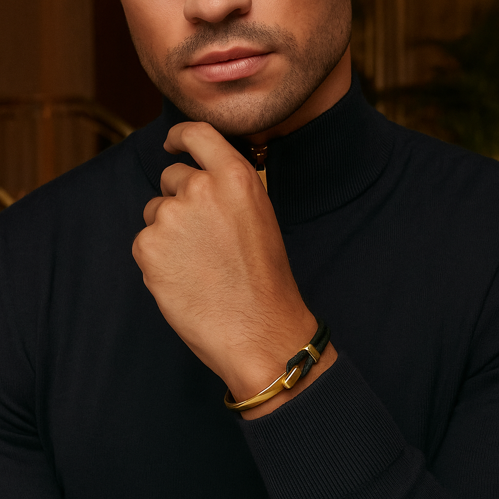 Gold Anchorage Bracelet