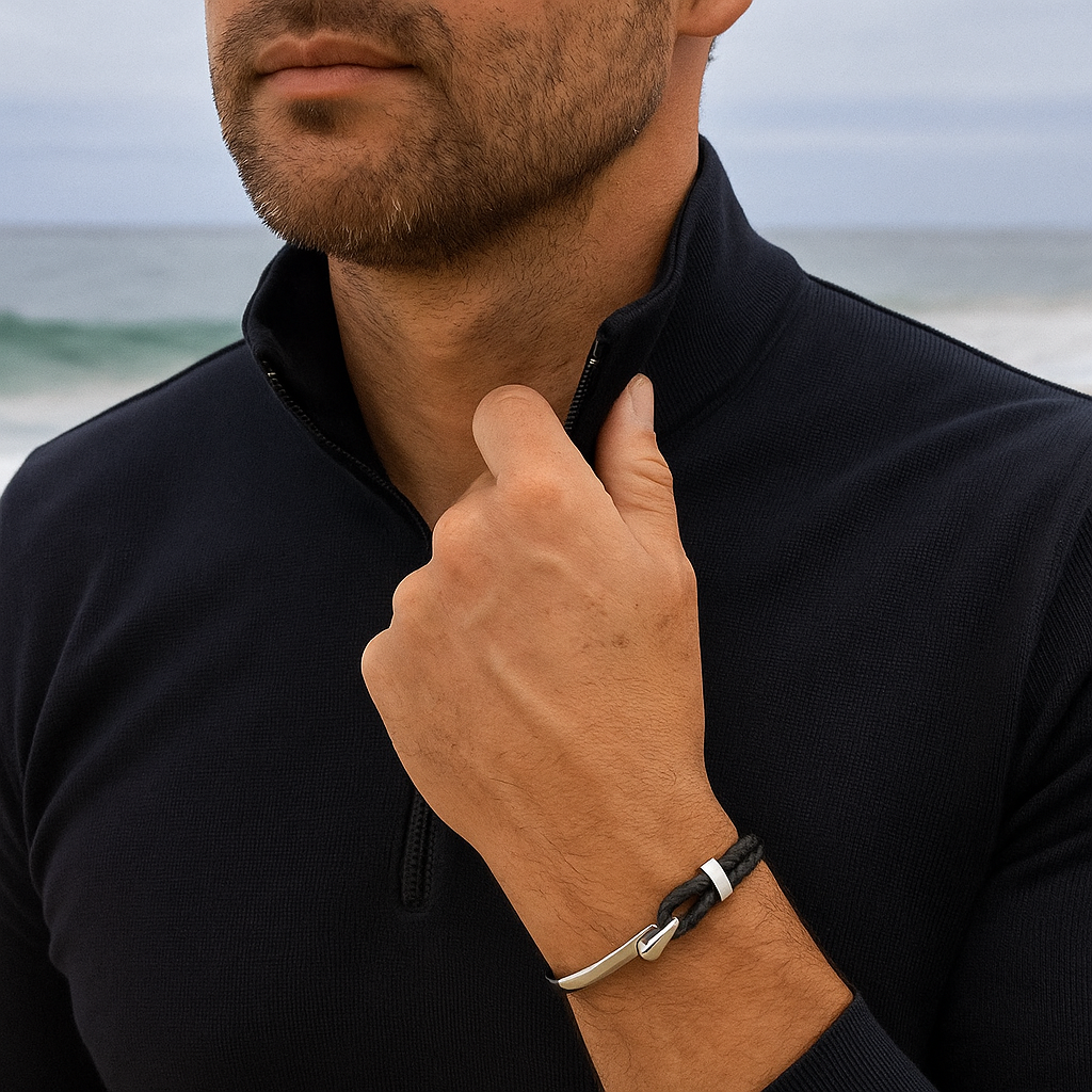 Silver Anchorage Bracelet