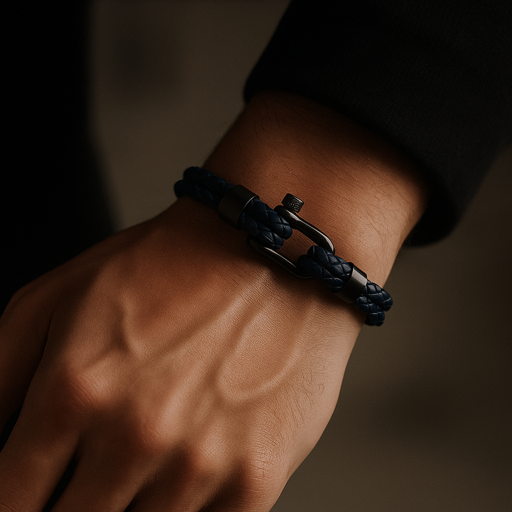 Noctis Navy Bracelet
