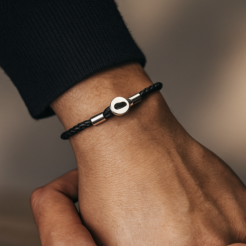 Black Bollard Bracelet