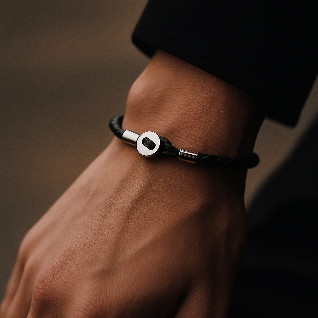 Black Bollard Bracelet
