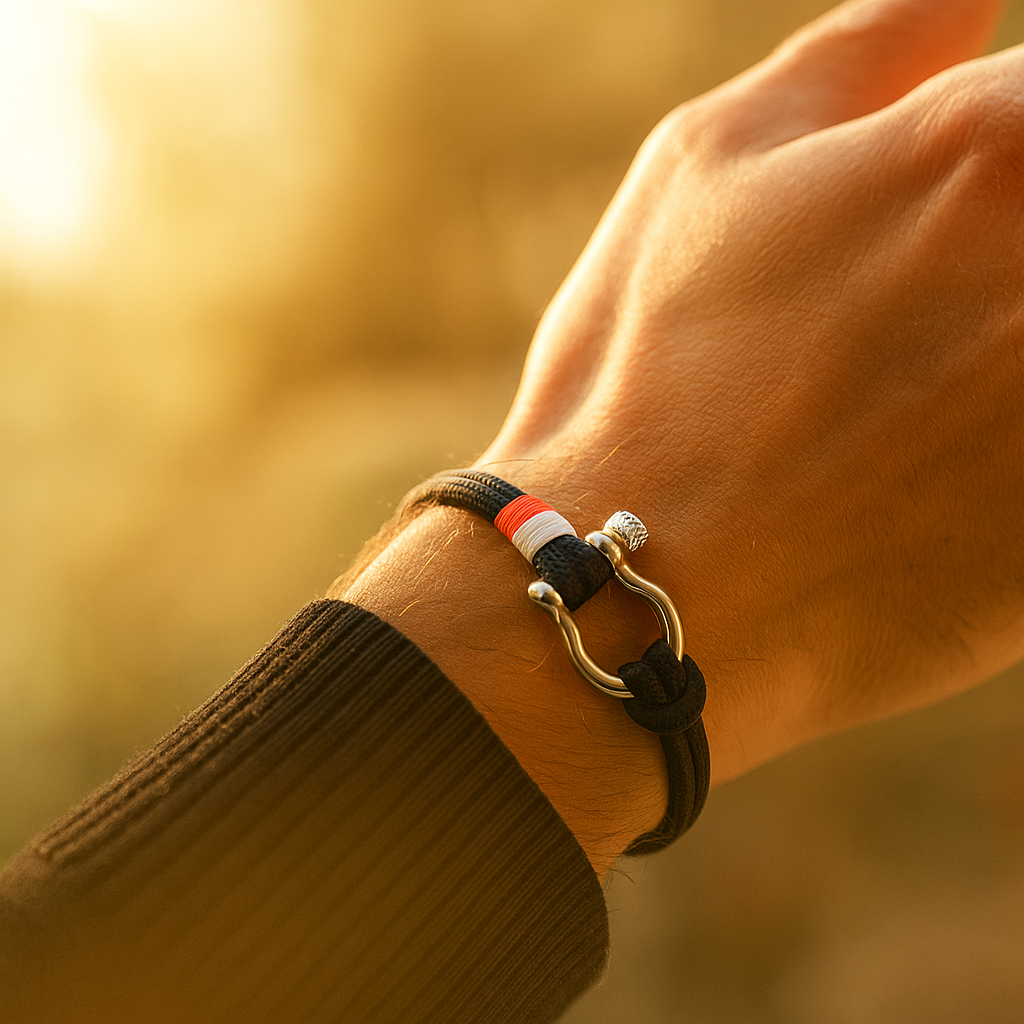 Black Shackle Bracelet