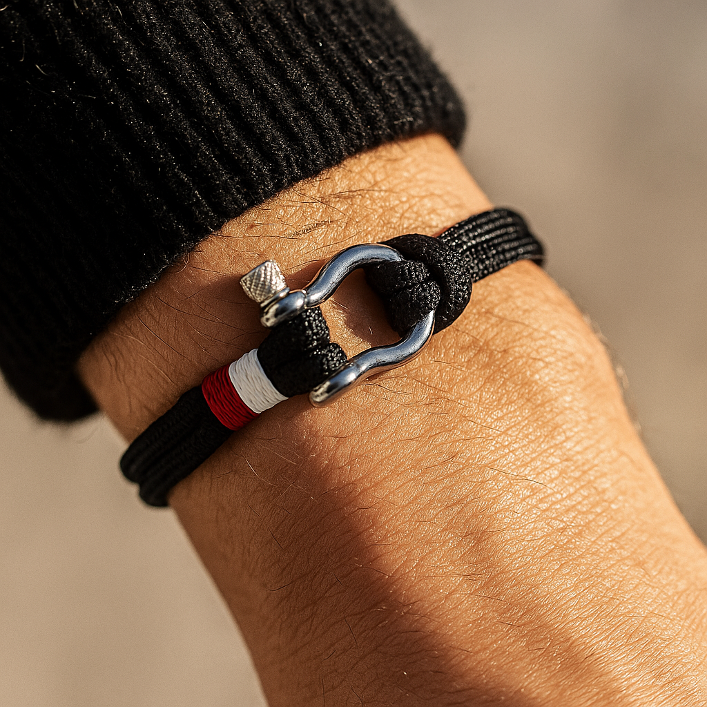 Black Shackle Bracelet