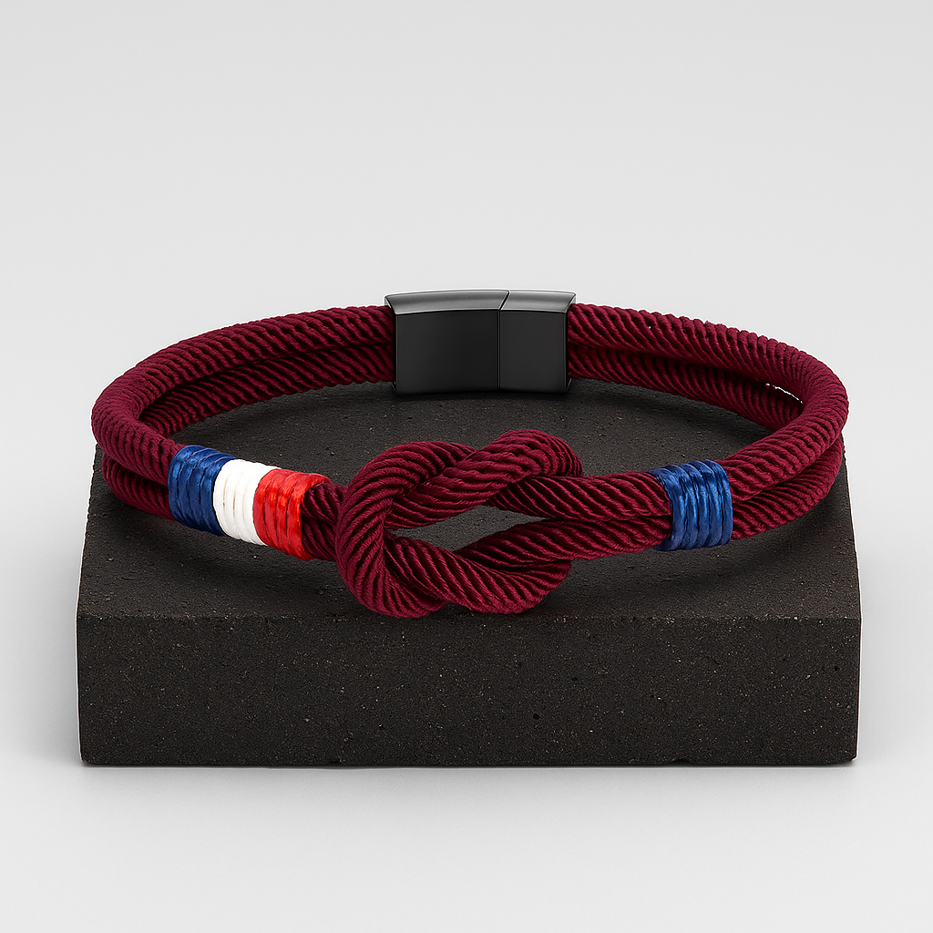 Nautical Maroon Knot