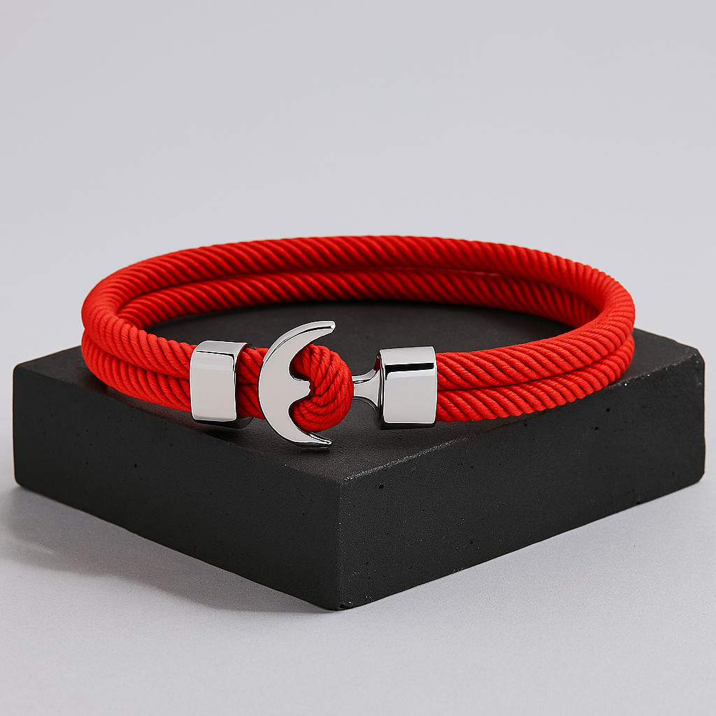 Red Harbor Hook Bracelet