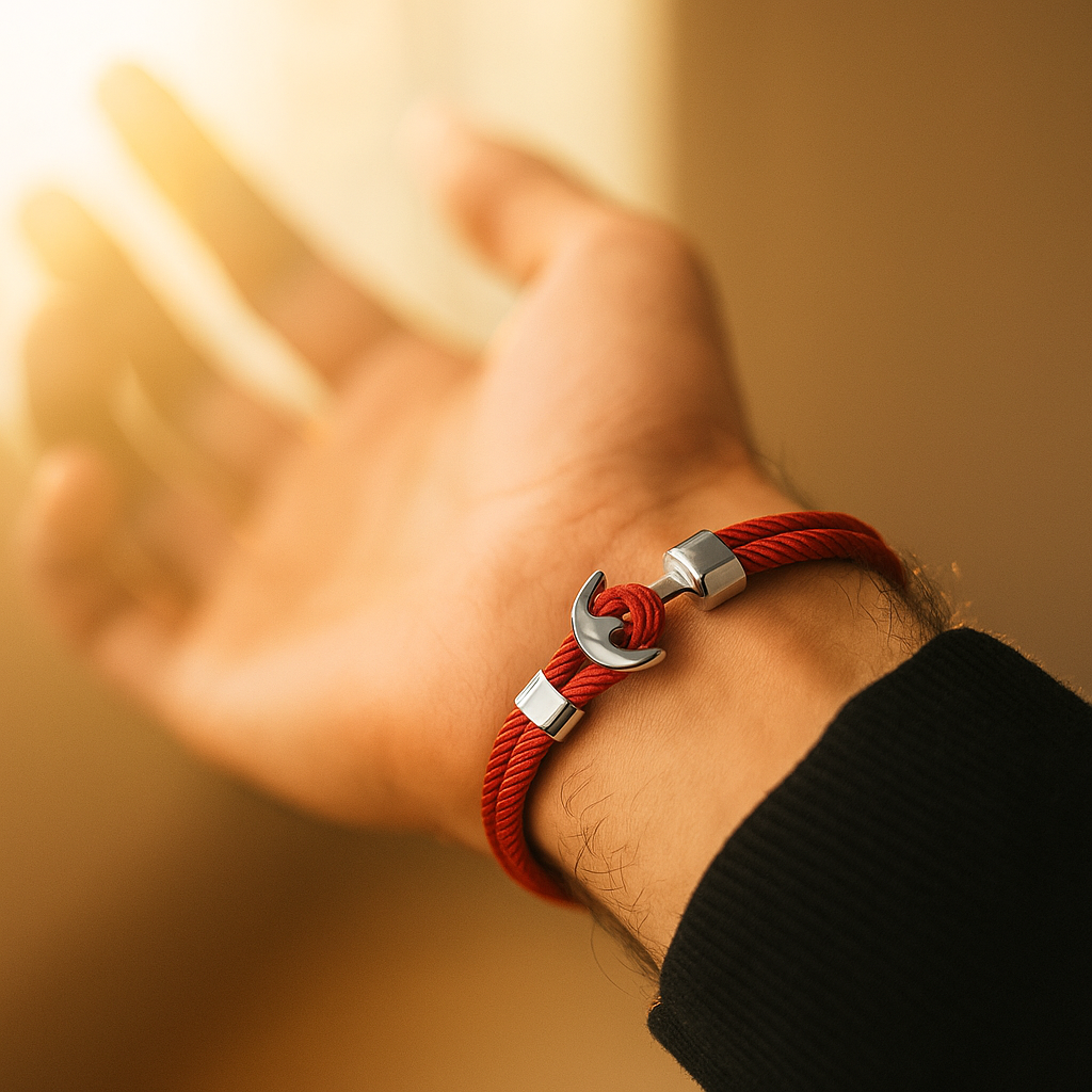 Red Harbor Hook Bracelet