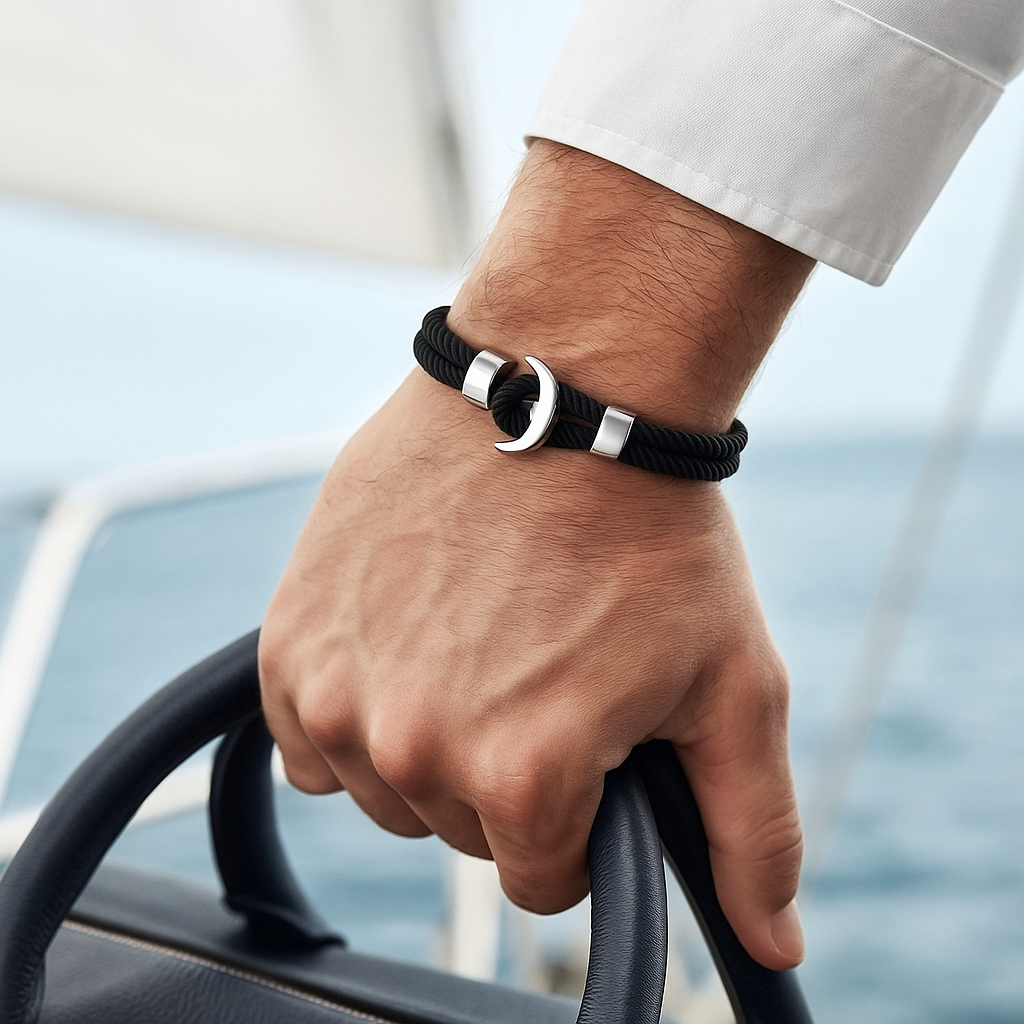 Black Harbor Hook Bracelet
