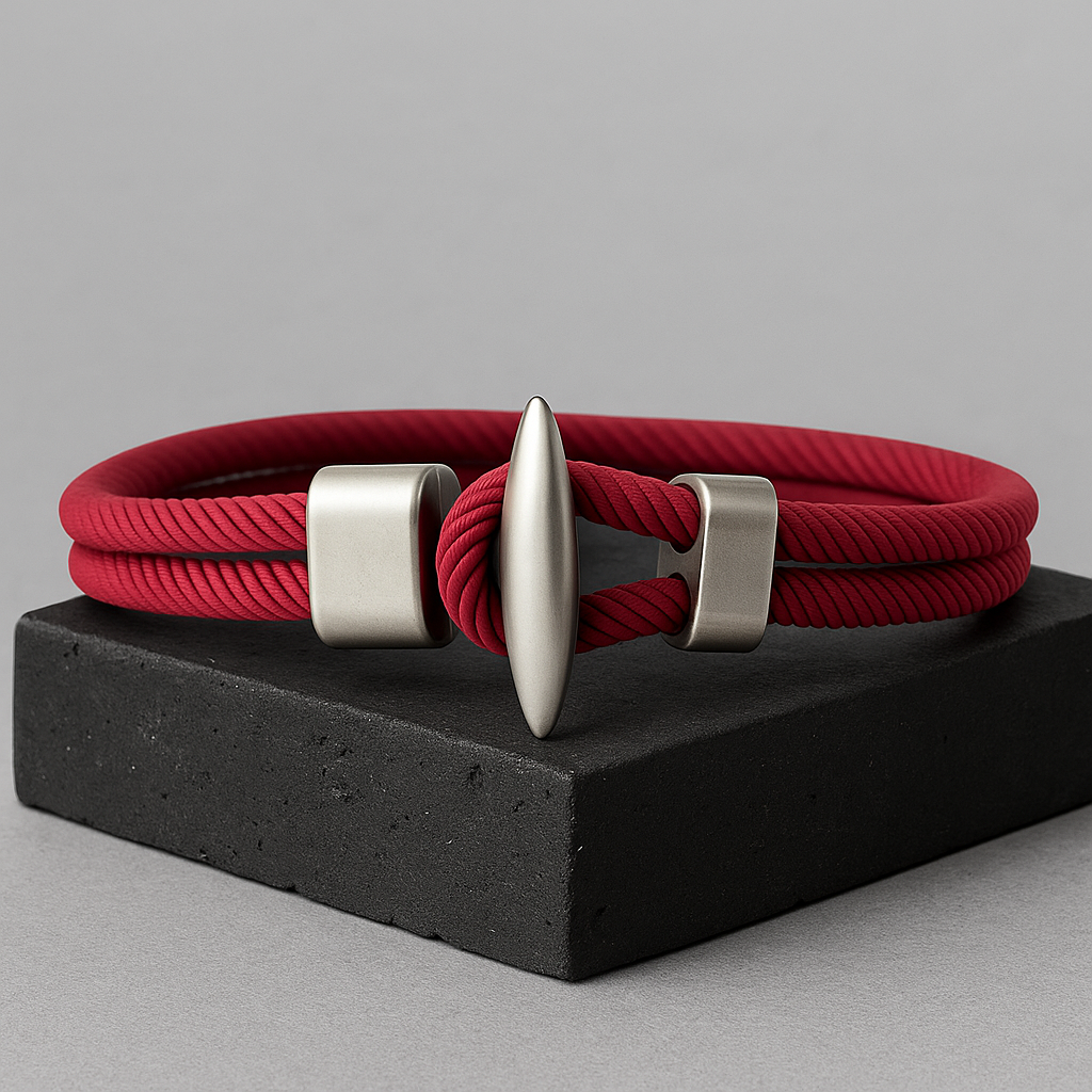 Maroon Samson Post Bracelet