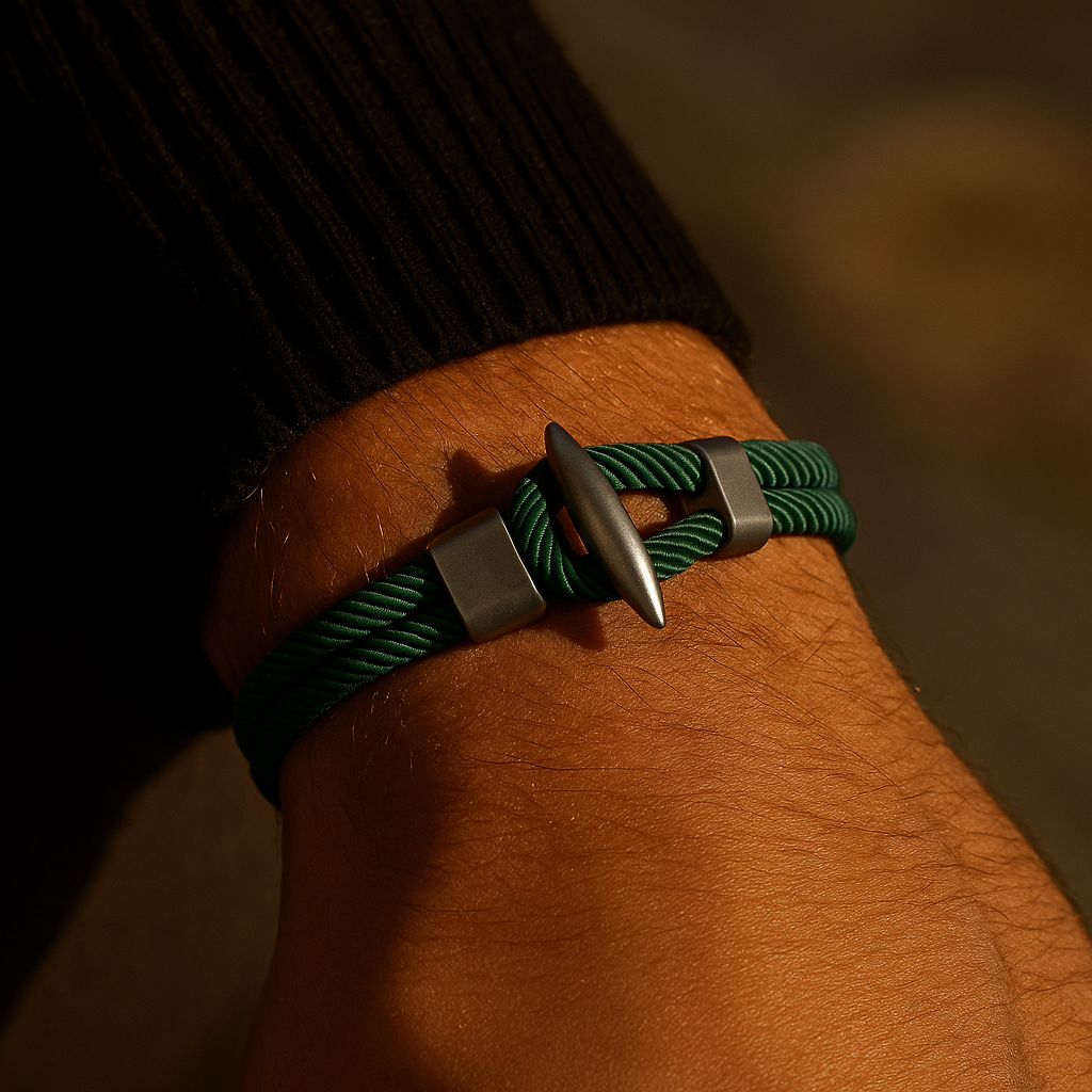 Emerald Samson Post Bracelet