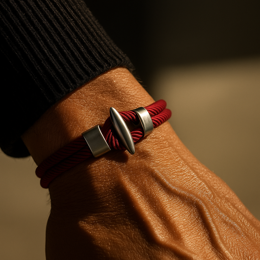 Maroon Samson Post Bracelet