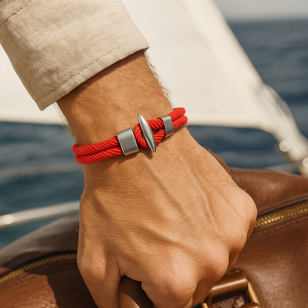 Red Sampson Post Bracelet