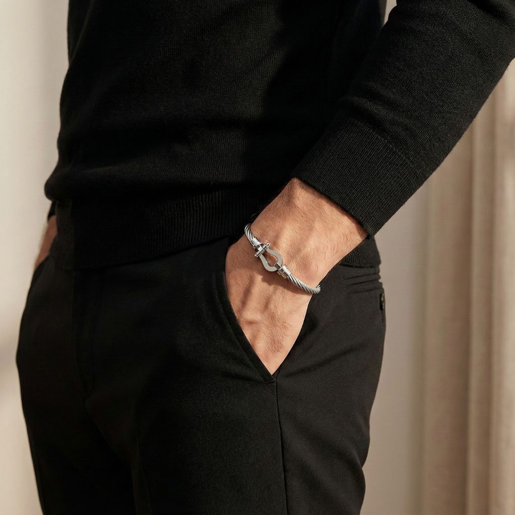 Atlas Silver Bracelet