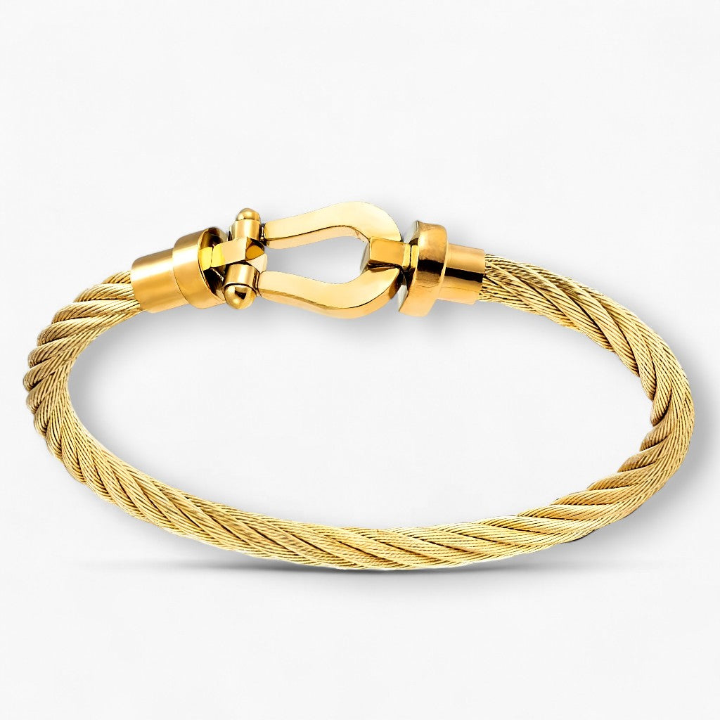 Atlas Gold Bracelet