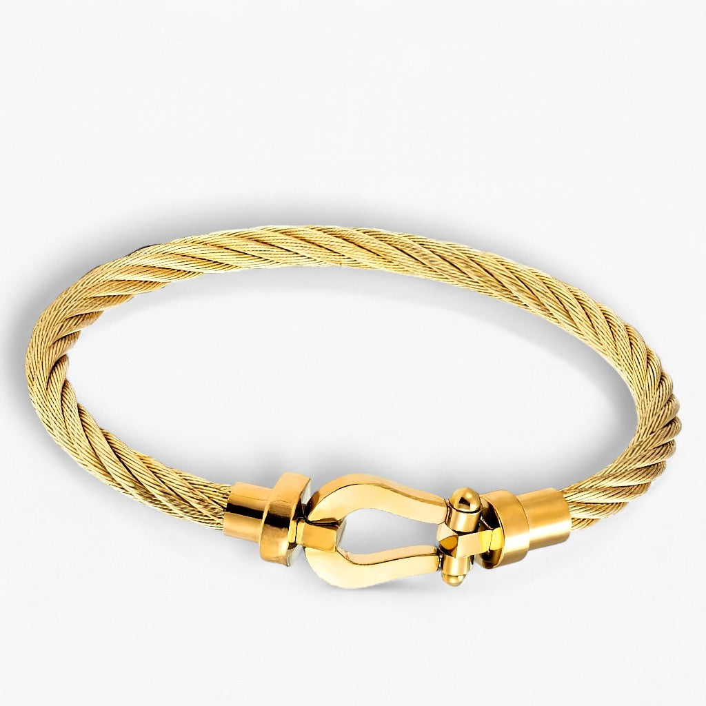 Atlas Gold Bracelet