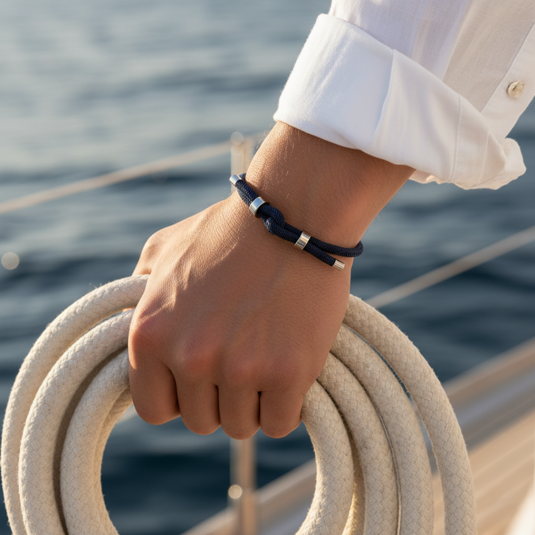 Knotis Navy Bracelet