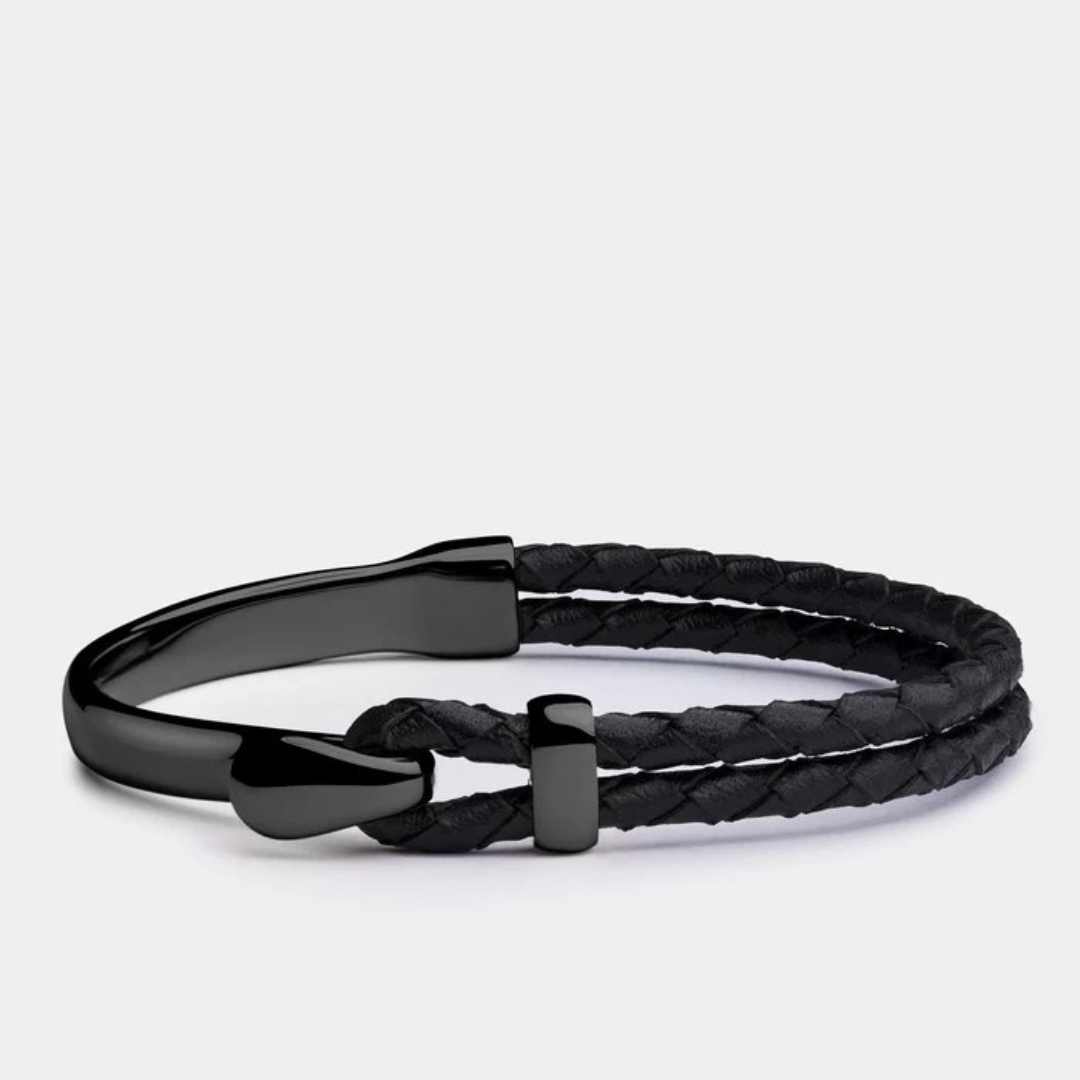 Black Anchorage Bracelet