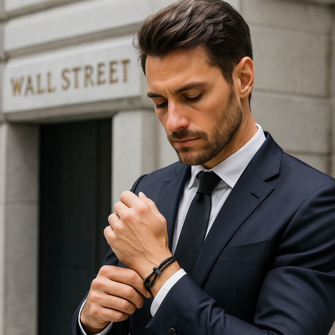 Black Anchorage Bracelet