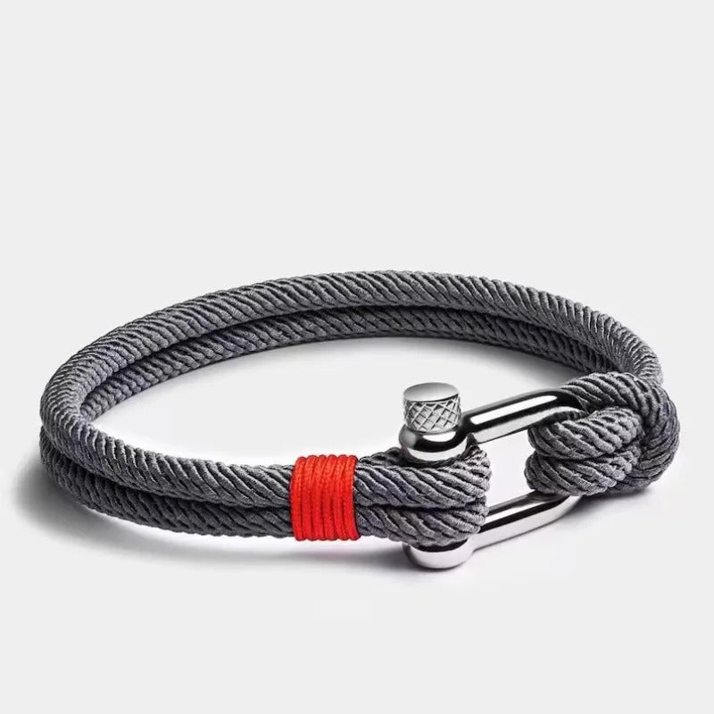 Crimson Grey Bracelet