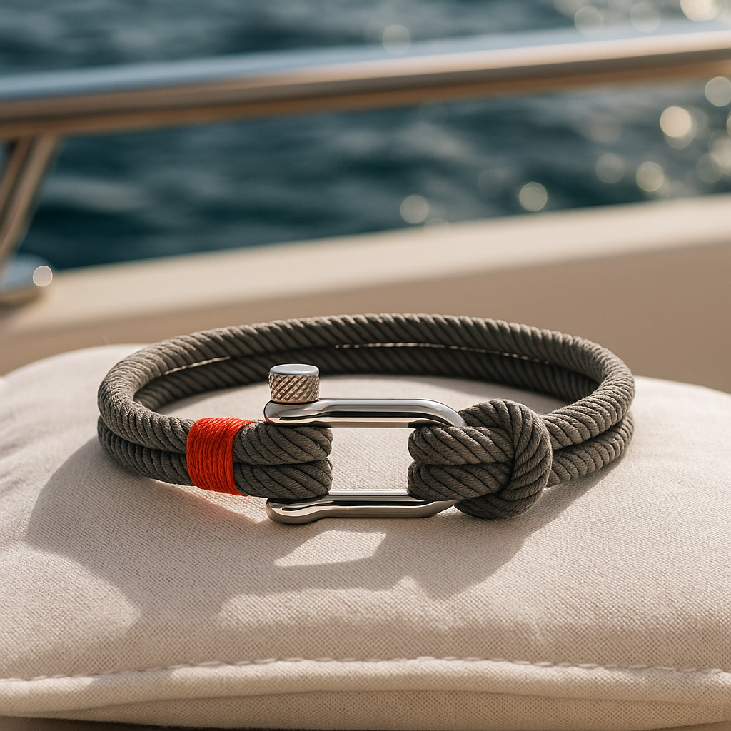 Crimson Grey Bracelet