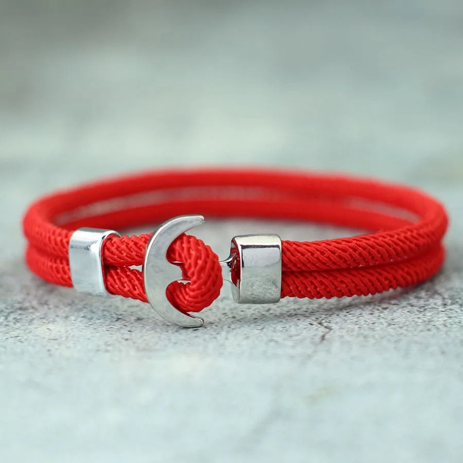 Red Harbor Hook Bracelet